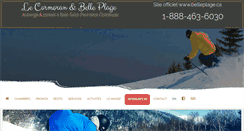 Desktop Screenshot of belleplage.ca
